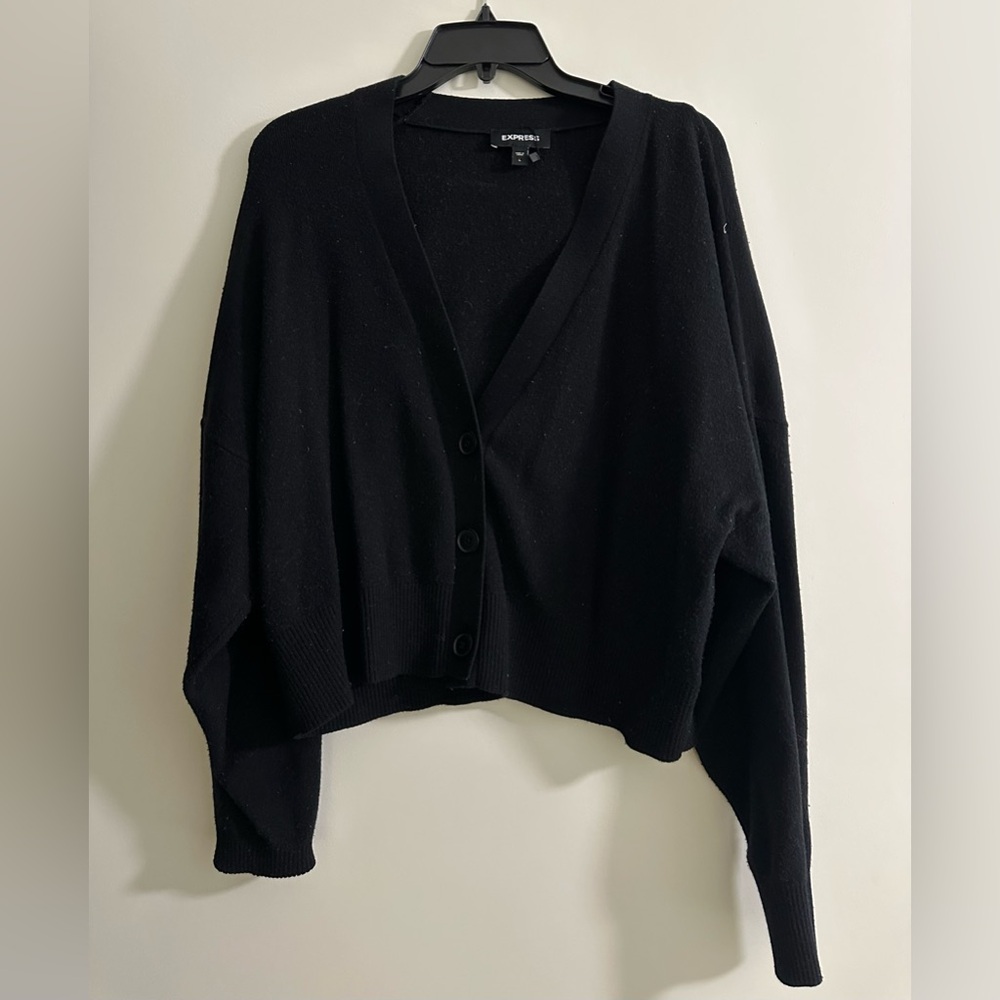 Express Black Knit Cardigan